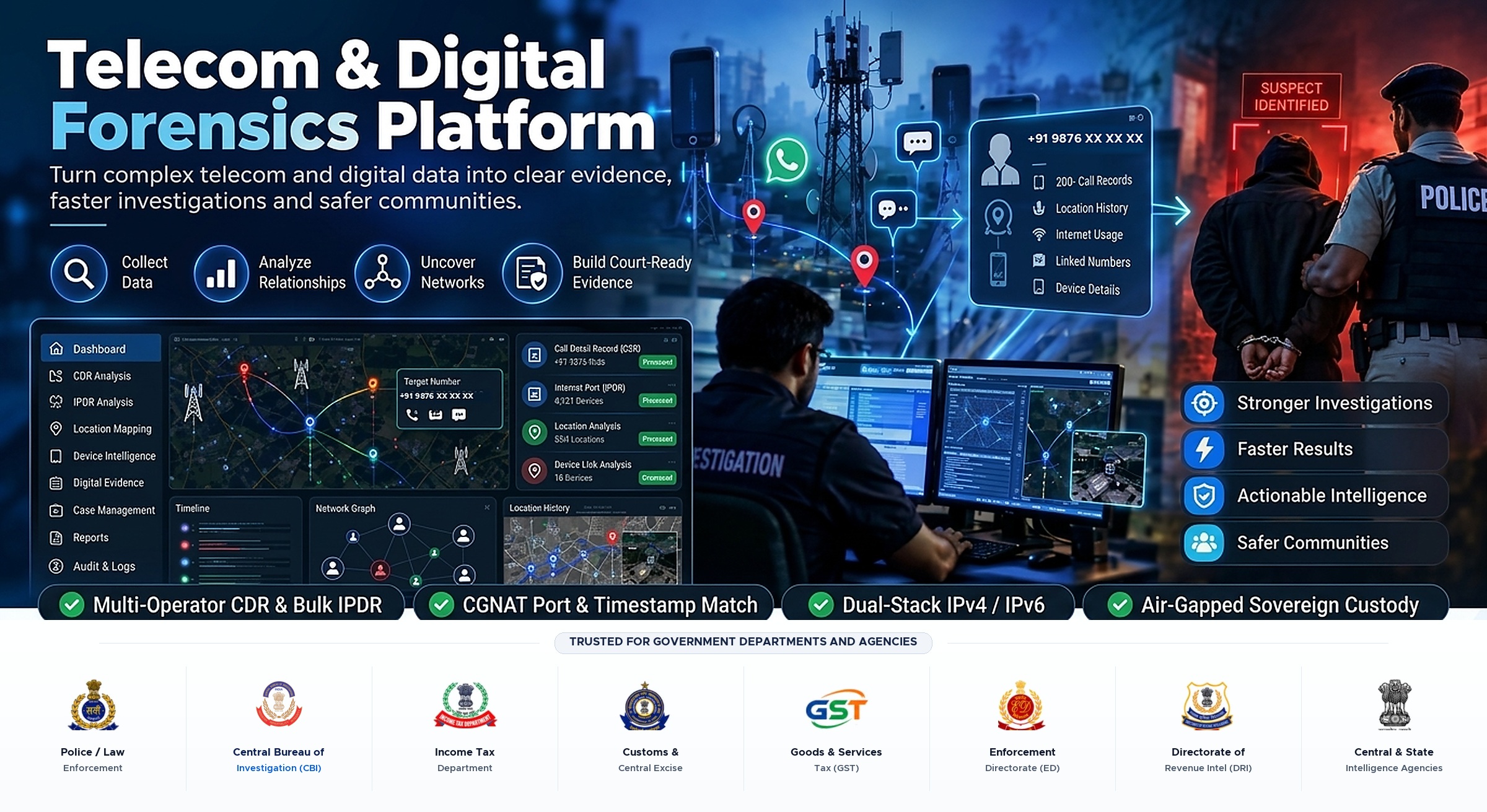 Prodaaps Telecom & Digital Forensics Platform